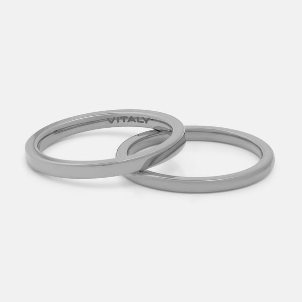 【Vitaly】関税送料込★ Isotope Tungsten リング セット Vitaly Isotope Ring - 'Tungston' – FORTS