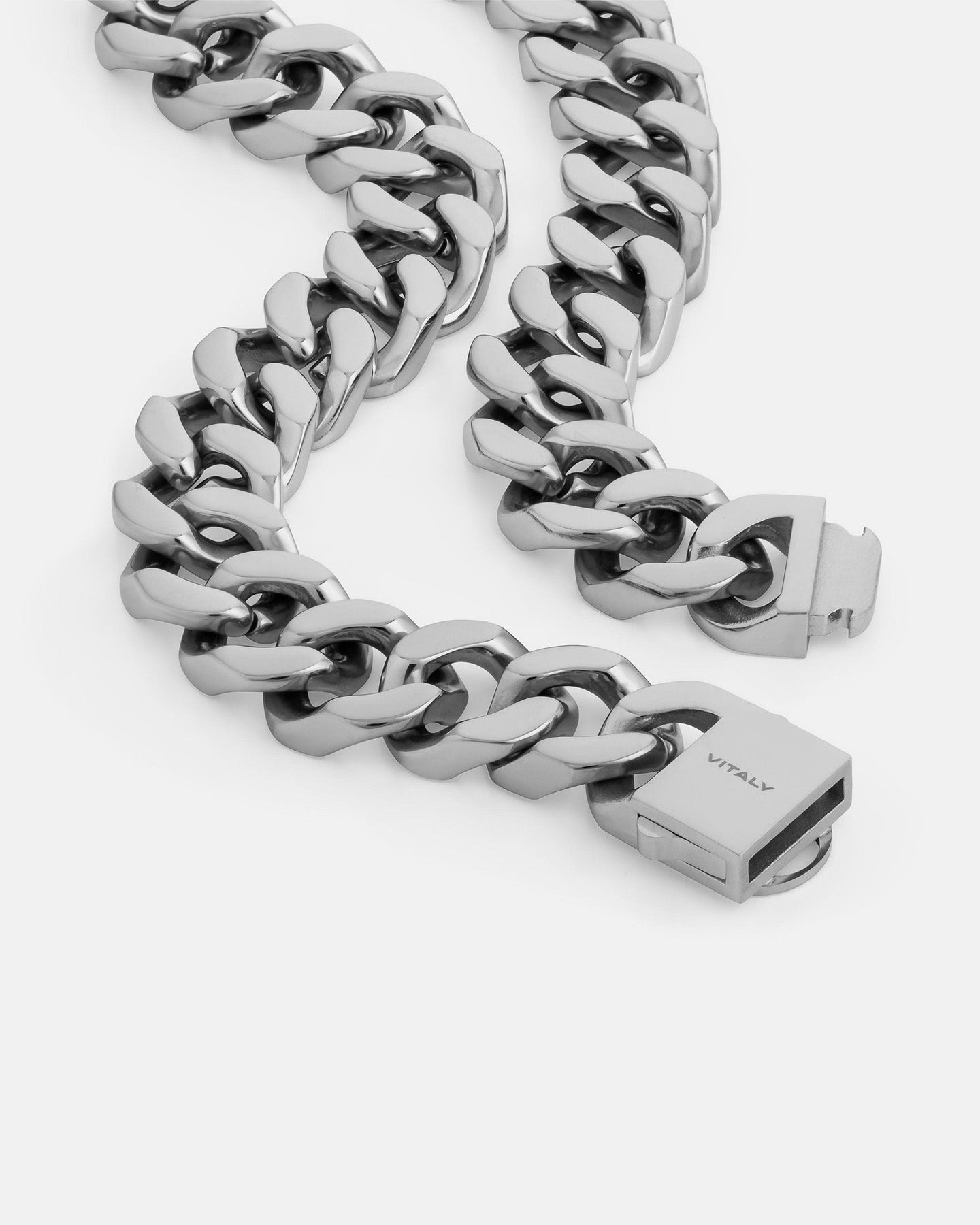 【注目ブランド】VITALY RIOT チェーンネックレス ●送料,関税込 VITALY(バイタリー)商品ページ - Riot Necklace - Silver